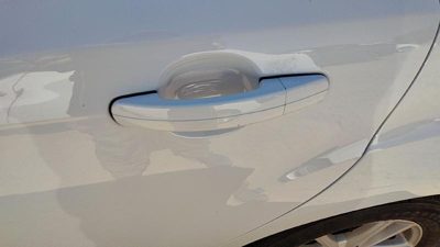 2012-2018 Ford Focus Driver Left Rear Outside Door Handle Oem Back White Yz