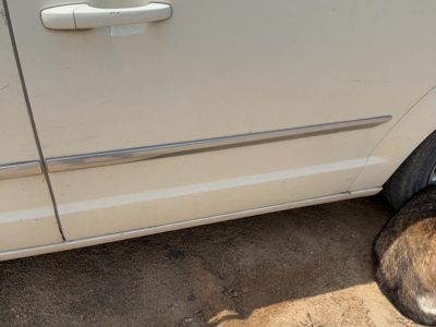 12 Town & Country Driver Left Rear Moulding From Door Oem Back Trim Strip