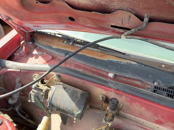 1987-1988 Toyota FX Windshield Wiper Cowl Vent Trim Panel OEM Cover — photo 8