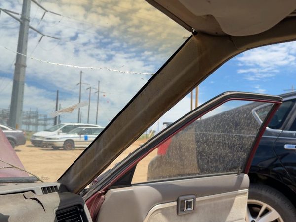 85-88 Nissan Maxima Passenger Right A Pillar Trim Windshield Post Panel Oem Gray — photo 2