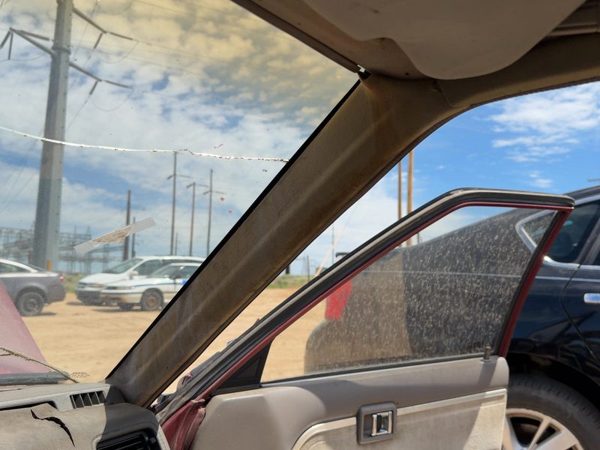 85-88 Nissan Maxima Passenger Right A Pillar Trim Windshield Post Panel Oem Gray — photo 4