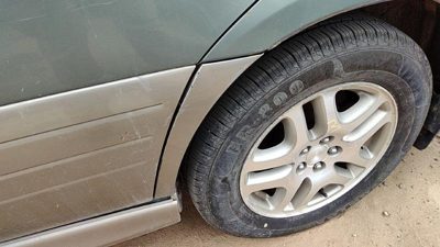 03-04 Legacy Outback Driver Left Rear Moulding On Quarter Panel Oem