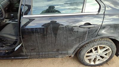 2011 Ford Fusion Rear Door LH Black Uh