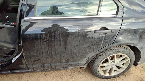 2011 Ford Fusion Rear Door LH Black Uh — photo 2