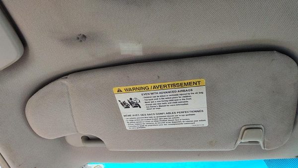 2010-2012 Ford Fusion Driver Left Sun Visor Oem Ae5Z5404105Aa — photo 2
