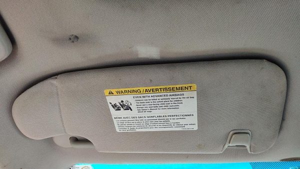 2010-2012 Ford Fusion Driver Left Sun Visor Oem Ae5Z5404105Aa — photo 1