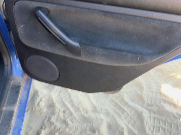 01-02 Vw Jetta Passenger Right Rear Door Trim Panel With Switches Back Gls Black — photo 8