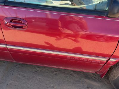1996 Chrysler Town and Country Front Door RH Candy Apple Red PH2