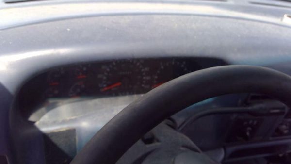 1999 Ford F250 Super Duty Trim Bezel Around Spedometer Dash Surround Panel Blue — photo 6