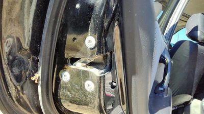1999-2002 Infiniti G20 Driver Left Rear Door Latch With Rods/cables Oem Back