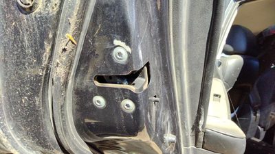 2007-2012 Nissan Altima Driver Left Rear Door Latch With Rods/cables Back 4 Door