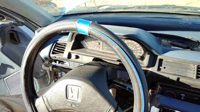 1988-1991 Honda Civic Steering Wheel Oem Blue Sedan