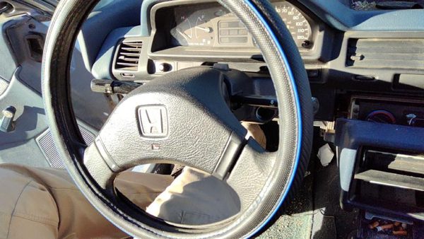 1988-1991 Honda Civic Steering Wheel Oem Blue Sedan — photo 3
