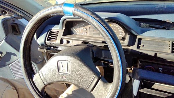 1988-1991 Honda Civic Steering Wheel Oem Blue Sedan — photo 2