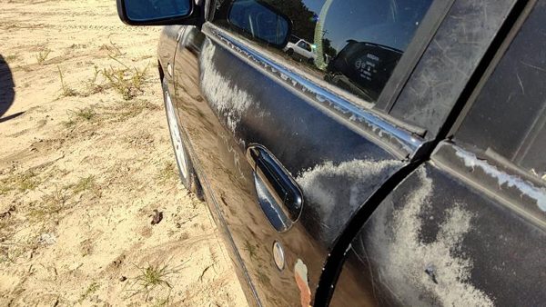 2002 INFINITI G20 Front Door LH KH3 Black — photo 2
