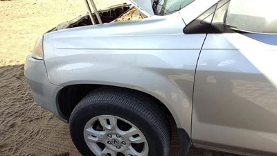 2001-2006 Acura Mdx Driver Left Front Fender Oem Silver 60261S3Va90Zz