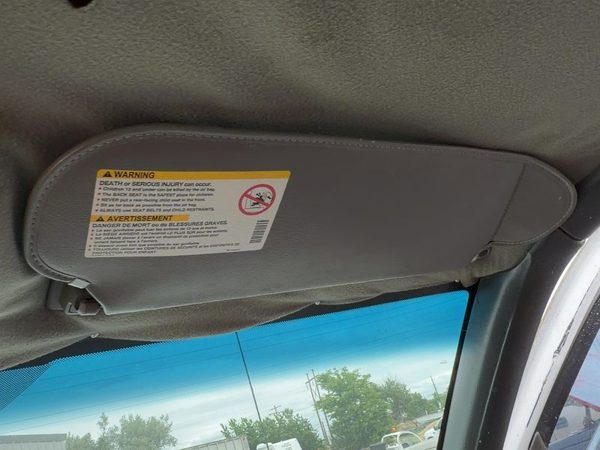 2000-2002 Chevy Express Van 2500 Passenger Right Sun Visor Oem Black 15074522 — photo 3