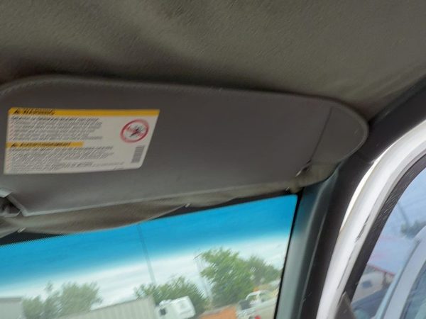 2000-2002 Chevy Express Van 2500 Passenger Right Sun Visor Oem Black 15074522 — photo 5
