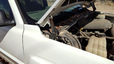 2005 GMC Sierra Hood Hinge RH 1500 Hd White 50U