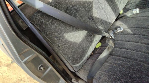 89 Chevy S10 Pickup Passenger Right Front Seat Belt Retractor Shoulder Dark Gray — photo 1
