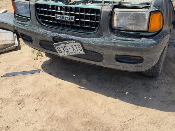 1993-1997 Isuzu Rodeo Front Bumper Cover Assembly Oem Green 732 4933842 — photo 4