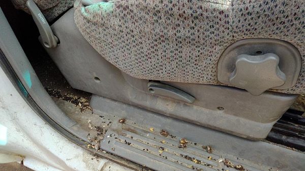 1999-2000 Chevy Silverado 1500 Passenger Right Side Seat Trim Panel Oem Gray 92D — photo 3