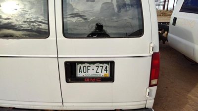 1993 GMC Safari Back Door RH White