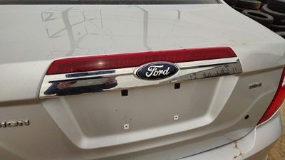 10-12 Ford Fusion License Plate Trim Surround Panel Oem Tail Trunk Finish Chrome