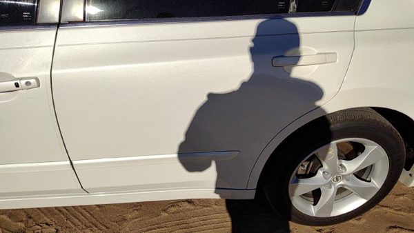 2007 Nissan Altima Rear Door LH White QX3 — photo 2