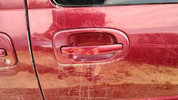 2000-2004 Chevy Venture Driver Left Rear Outside Door Handle Oem Back Red 72U — photo 1