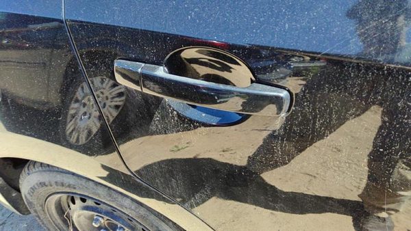 07-12 Nissan Sentra Passenger Right Rear Outside Door Handle Oem Back Black Kh3 — photo 1