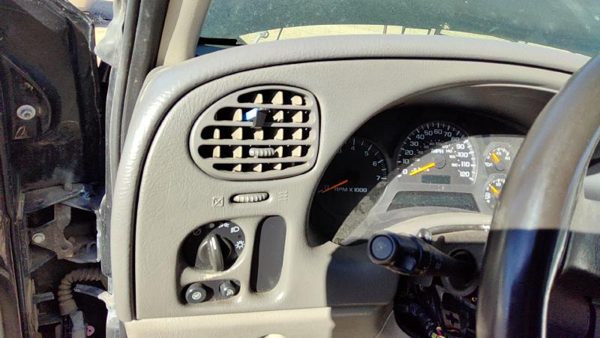 02-03 Trail Blazer Trim Bezel Around Speedometer Dash Surround Panel Gray 95D — photo 4