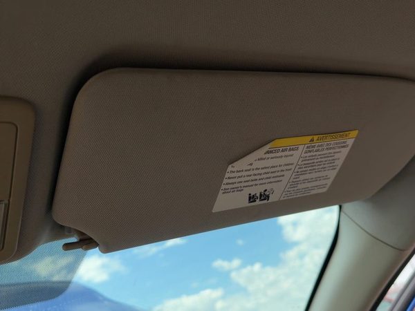 2011-2012 Nissan Sentra Passenger Right Sun Visor Oem Sunroof Charcoal X — photo 1