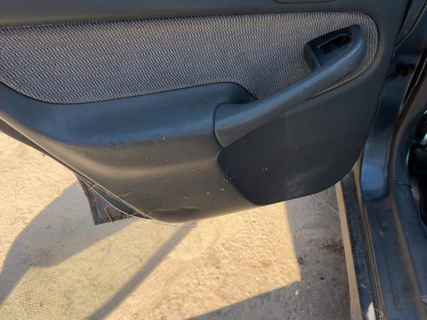 1996-1998 Honda Civic Driver Left Rear Door Trim Panel With Switches Back Gray F — photo 5