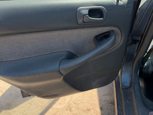 1996-1998 Honda Civic Driver Left Rear Door Trim Panel With Switches Back Gray F — photo 6