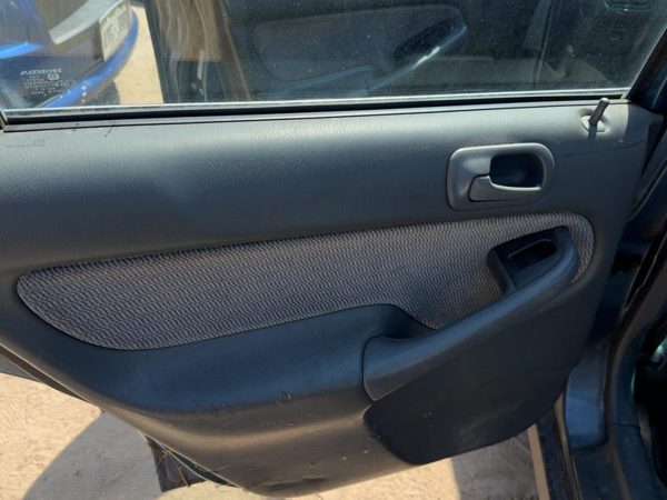 1996-1998 Honda Civic Driver Left Rear Door Trim Panel With Switches Back Gray F — photo 7