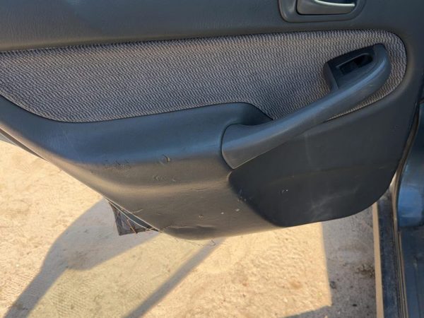 1996-1998 Honda Civic Driver Left Rear Door Trim Panel With Switches Back Gray F — photo 8