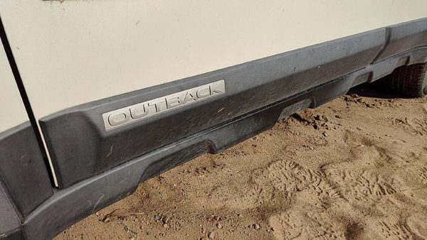 10-12 Legacy Outback Driver Left Front Lower Moulding From Door Trim Strip — photo 3