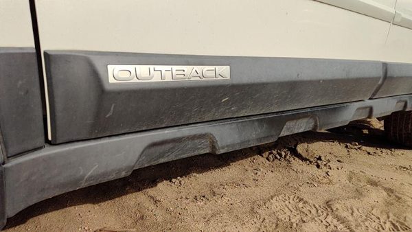 10-12 Legacy Outback Driver Left Front Lower Moulding From Door Trim Strip — photo 5
