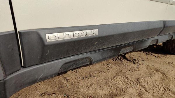 10-12 Legacy Outback Driver Left Front Lower Moulding From Door Trim Strip — photo 4