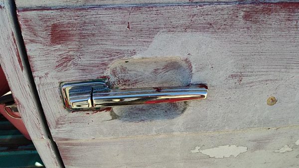 1971 Chevy Van G20 Passenger Right Front Outside Door Handle Oem — photo 2