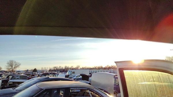 88-94 Gmc Sierra 2500 Driver Left A Pillar Trim Windshield Post Panel Oem Blue — photo 4