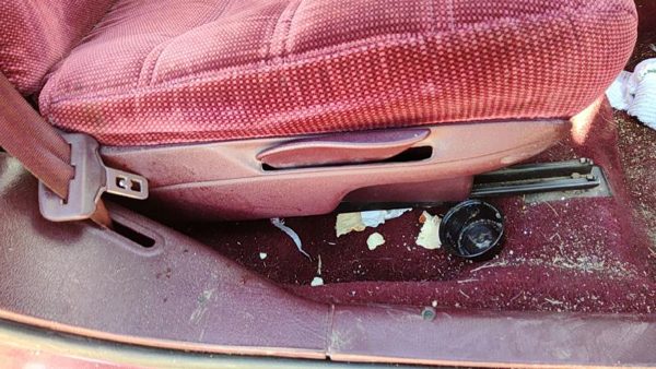 1995-1999 Chevy Lumina Passenger Right Side Seat Trim Panel Oem Red — photo 1