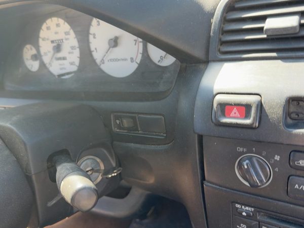 1995-1996 Nissan Maxima Steering Column Assembly Oem Floor Shift Mt Black — photo 2