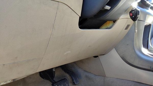 2006-12 Toyota Rav-4 Lower Dash Under Column Knee Bolster Trim Panel Sand Beige — photo 1