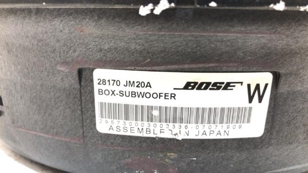 08-15 Nissan Rogue Factory Subwoofer Speaker Trunk Oem 28170 Jm20a Bose Box Sub — photo 5