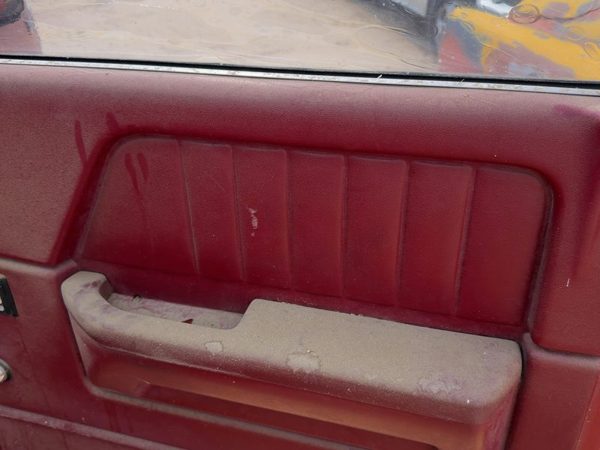 1991-1993 Dodge Dakota Passenger Right Front Door Trim Panel Manual Red — photo 6