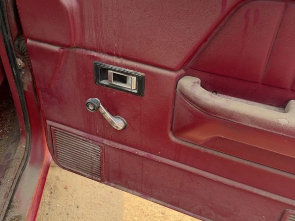 1991-1993 Dodge Dakota Passenger Right Front Door Trim Panel Manual Red — photo 7