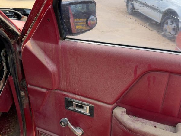 1991-1993 Dodge Dakota Passenger Right Front Door Trim Panel Manual Red — photo 9