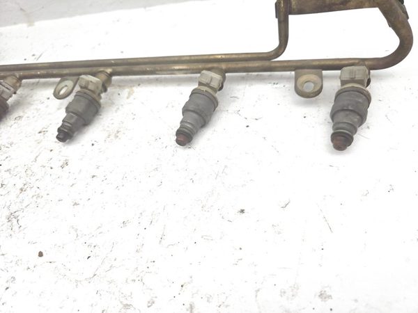 1987-1996 Ford F150 Complete Fuel Rail With Injectors Set Loaded Oem 4.9L — photo 8